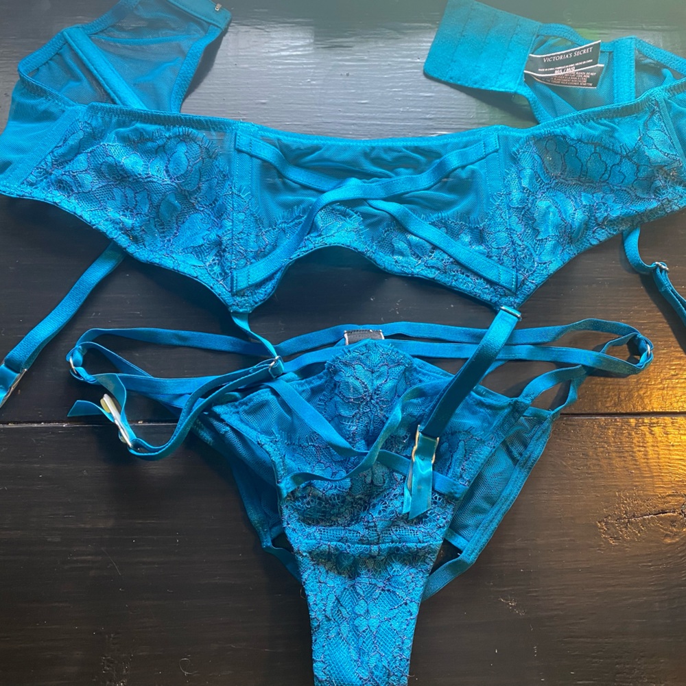 Victoria Secret panty and garter combo